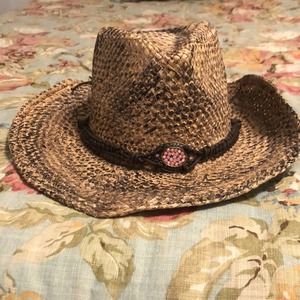 Natural Straw Cowgirl Hat